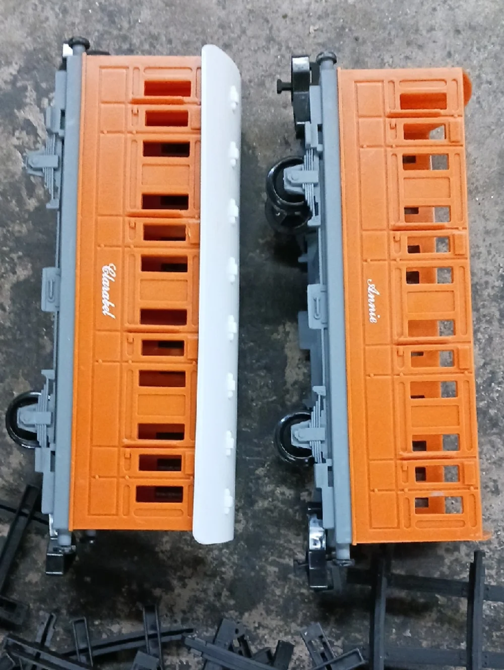 Lot Of Gullane 2019 Annie and Clarabel from the Thomas & Friends Lot With Tracks